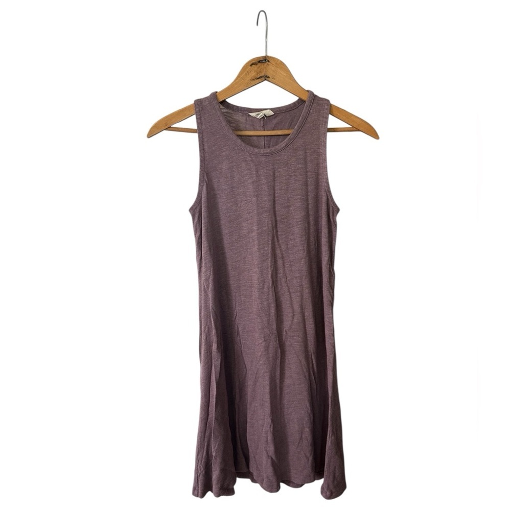 Madewell | Women’s Mauve/Purple Knit Crewneck Tank Shift Highpoint Dress Size XS - Picture 5 of 16
